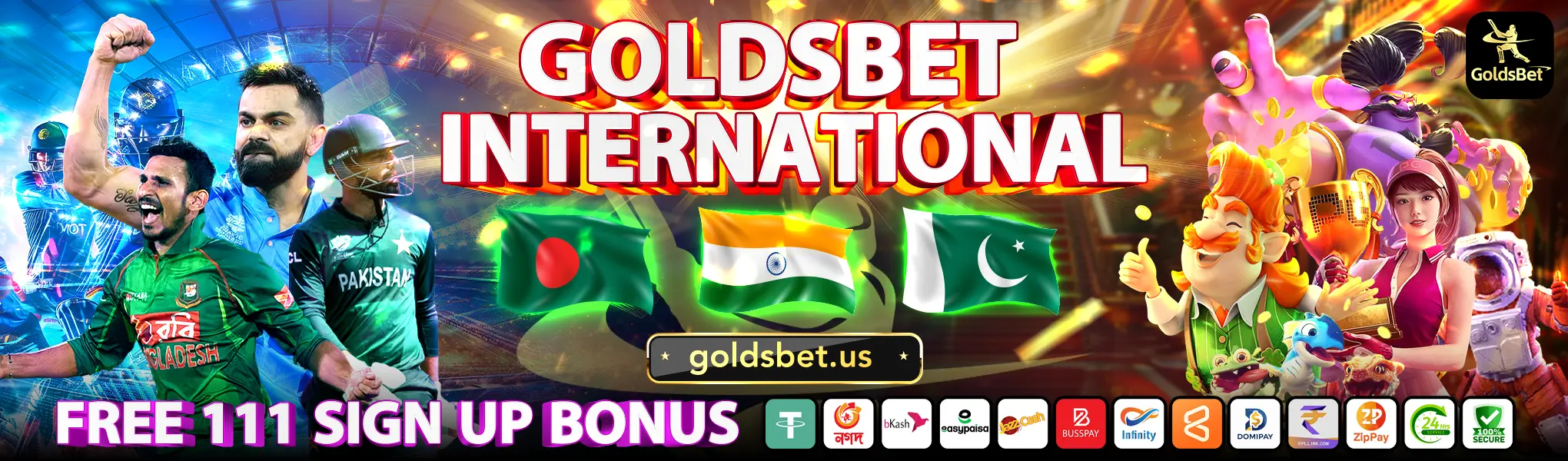 GoldsBet Banner